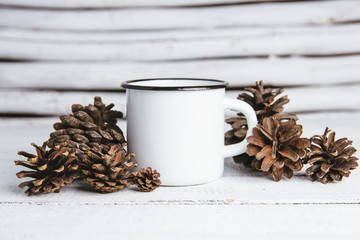 enamel mug mockup