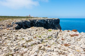 Cape Saint Vincent in Algarve, near Sagres in Portugal