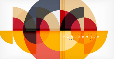 Obraz premium Modern circle abstract background