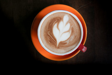 Mocca Hot Coffee on table