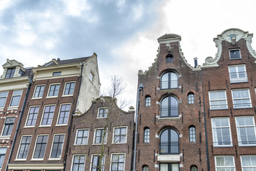 Fototapeta na wymiar Amsterdam buildings, The Netherlands
