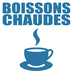 Logo boissons chaudes.