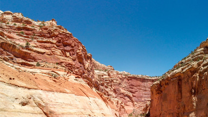 Fototapeta premium Aerial view of Canyon in Utah, United States