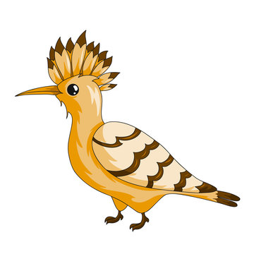 recommend clip art: Hoopoe bird icon. 