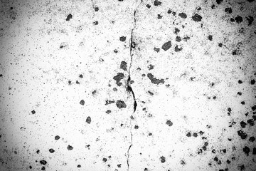 Wall fragment with scratches and cracks