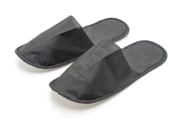 black slipper shoes