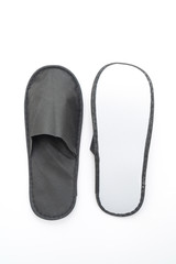 black slipper shoes