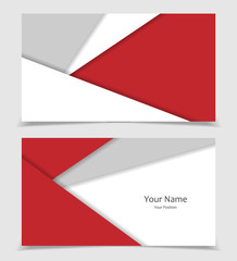 business cards set