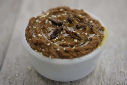 Cricket Powder Hummus