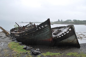 Relitto Scozia Isola di Mull