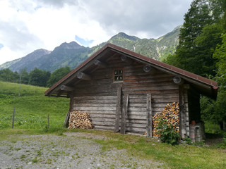 Berghütte. Deutschland