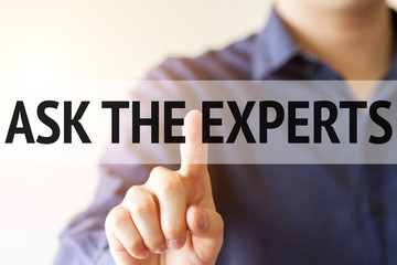 business man pointing something