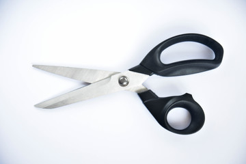 scissors on white background