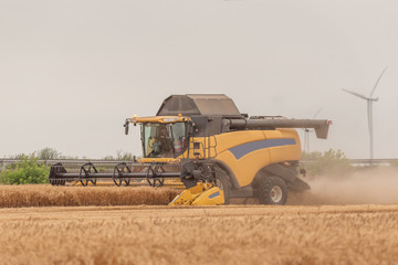 Combine agriculture harvest farming