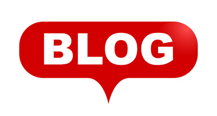 red vector bubble banner blog