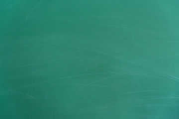 Closeup of green blackboard with copyspace as template