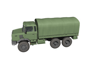 Grünes Militär Fahrzeug