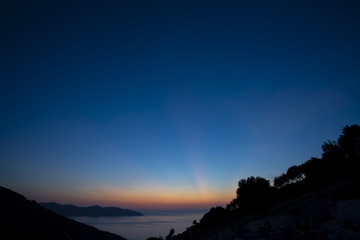 Obraz premium The Beach of Myrtos on Kefalonia Island Greece