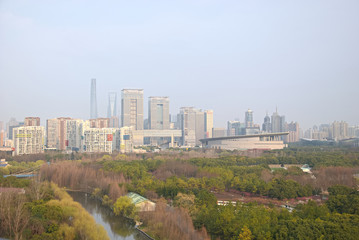 Fototapeta na wymiar City landscape in China