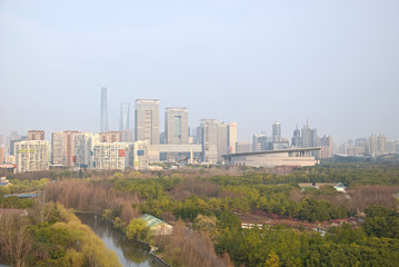 Obraz premium City landscape in China