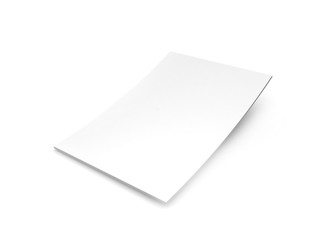 A blank sheet in the size of a4 on a white background.