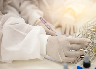 Scientists are experimenting.