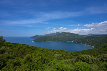 Olimpia Beach on Kefalonia Island Greece in a sunny day
