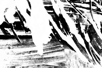 black and white background, texture of a rough hand drawn brush