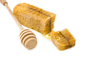 Isolated image of honeycomb