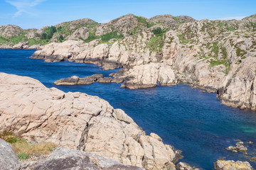 Detail of the Knarvika Inlet near the Lindesnes lighthouse