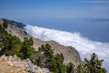 Fototapeta premium Mountain Ainos from the top of Kefalonia Greece