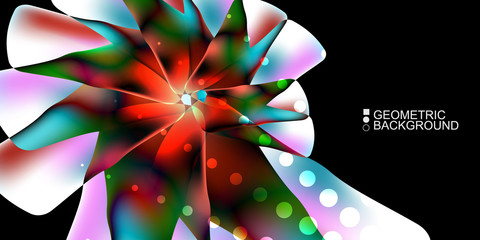 Geometric colorful abstract background