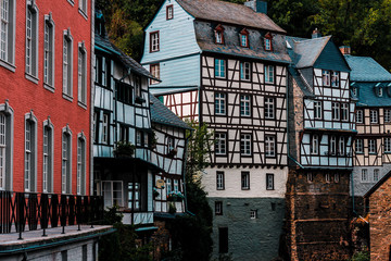 Naklejka premium Valley Town - Monschau