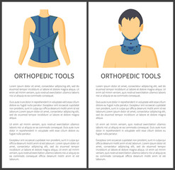 Orthopedic Tools for Patients Vector Illustration