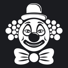 Vector illustration icons clown