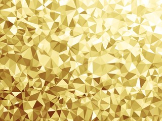 背景素材 ポリゴン 金色1