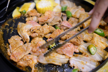 Bulgogi with bbq pork
