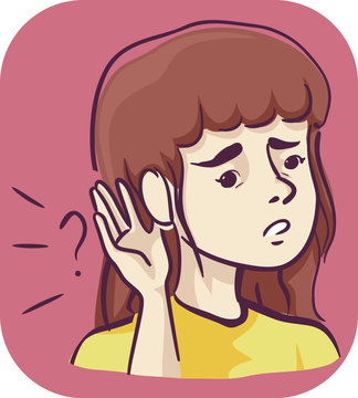 Symptoms Difficult To Hear Illustration
