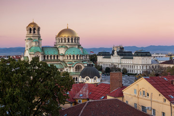 Fototapeta na wymiar sofia capital city of Bulgaria