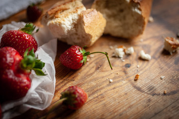 Strowberry's with bread