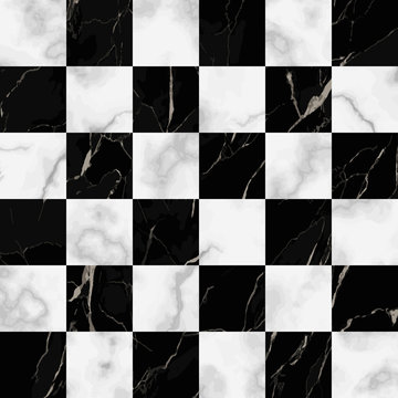 Marble Luxury Check Seamless Pattern