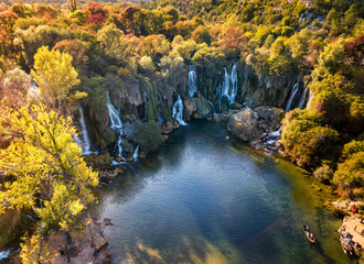 Kravice waterfall in Bosnia