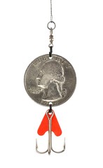 Dollar coin as bait