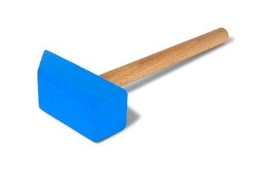 Wooden toy hammer
