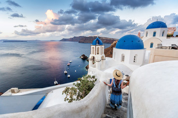 beautiful city ,Santorini , greece