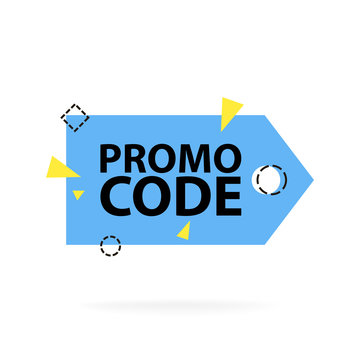 Promo code, coupon code. Flat vector set design illustration on white background