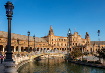 Obraz na płótnie Canvas Great city scape in Seville , Spain