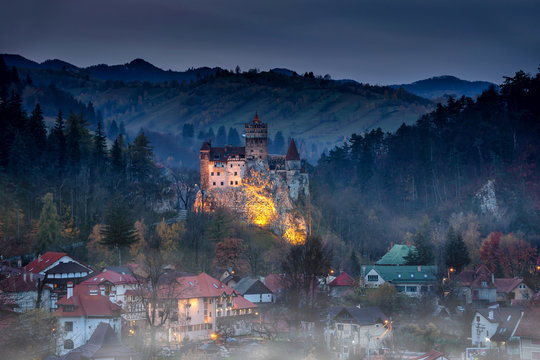 Bran castle ,Dracula castle in Transilvania  ,Romania