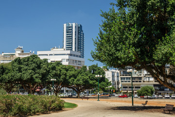 Obraz na płótnie Canvas View of Kikar Square, Tel Aviv, Israel