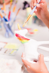 Kids unicorn craft © arinahabich